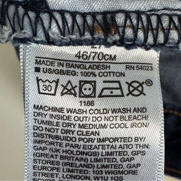 Gap Denim Button Fly Mini Skirt 27 - Picture 5 of 7